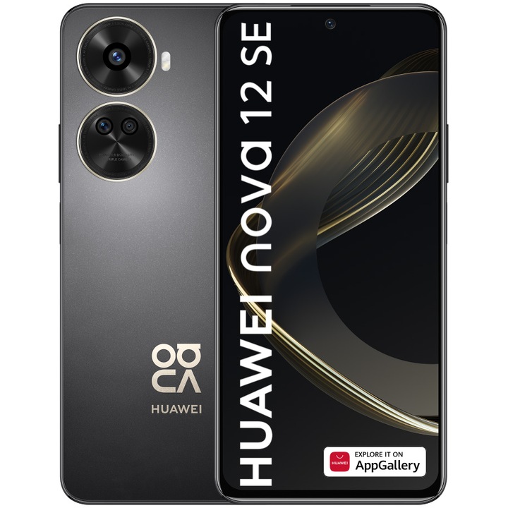 Huawei Nova 12 SE Mobiltelefon, 8 GB RAM, 256 GB, Fekete