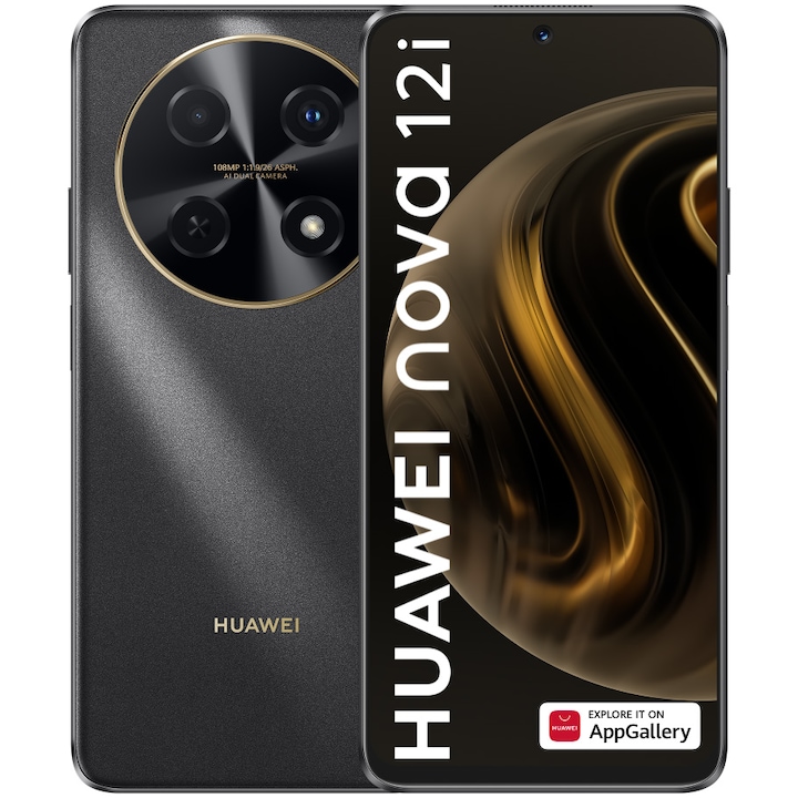 Telefon mobil Huawei Nova 12i, 8GB RAM, 128GB, BLACK