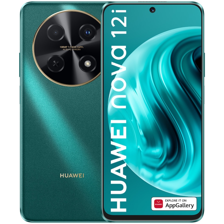 Мобилен телефон Huawei Nova 12i, 8GB RAM, 128GB, Зелен