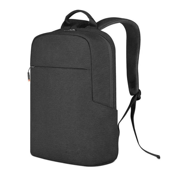 Rucsac pentru laptop pana la 15.6 inch water resistent smart casual multiple buzunare negru