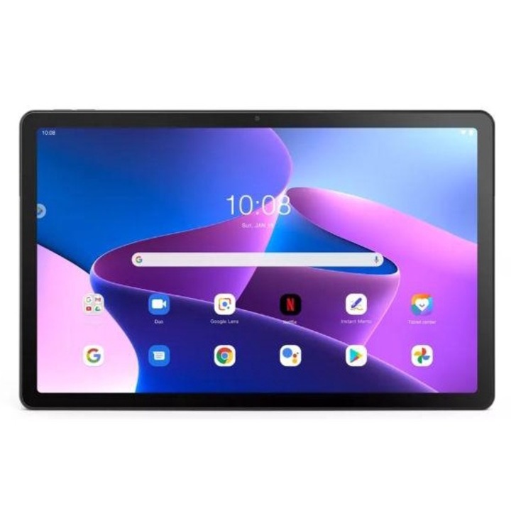 Tableta Lenovo Tab M10 Plus Gen. 3, Procesor Qualcomm Snapdragon SDM680 Octa-Core, IPS Multi-touch 10.61", 4GB RAM, 128GB Flash, 8MP, Wi-Fi, Bluetooth, Android, Precision Pen 2 Gri