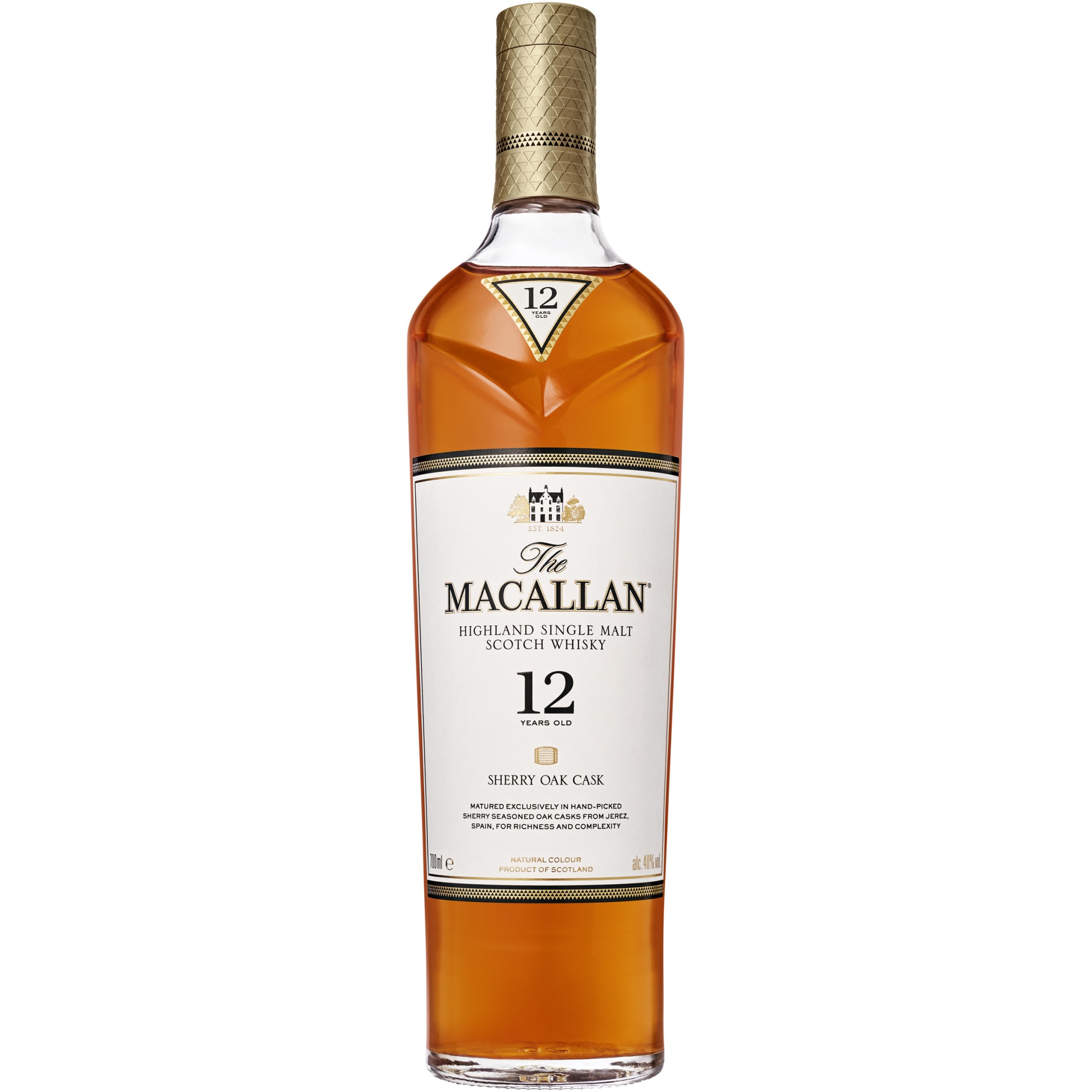 ブランデー The Macallan Sherry Oak 12 Years Old Whisky Macallan Sherry Oak 12YO. Single Malt 40%. 0.7l - eMAG.ro