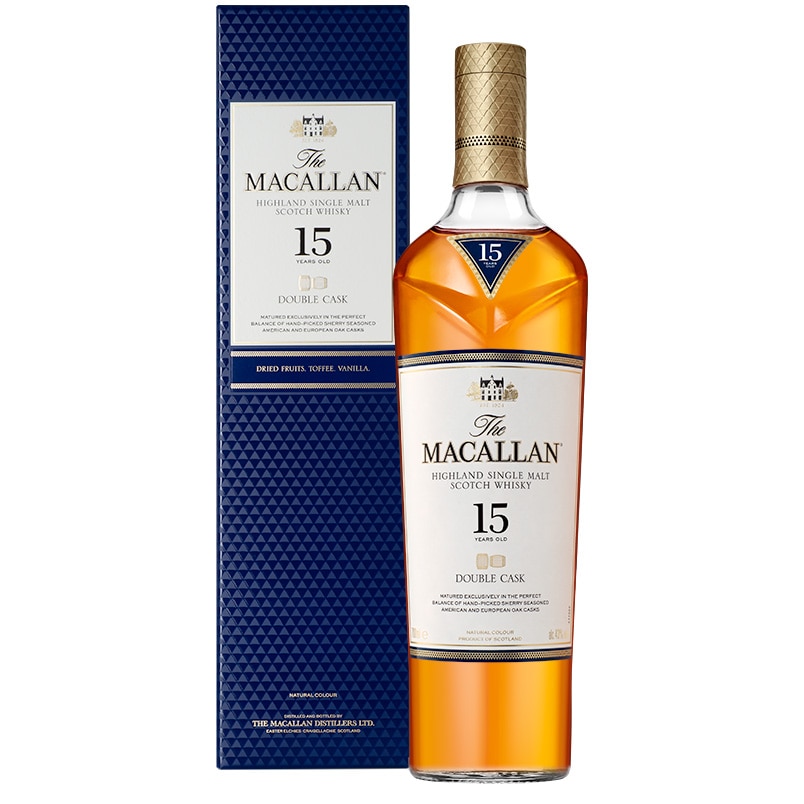 Whisky Macallan Double Cask 15 YO, Single Malt 43%. 0.7l - eMAG.ro