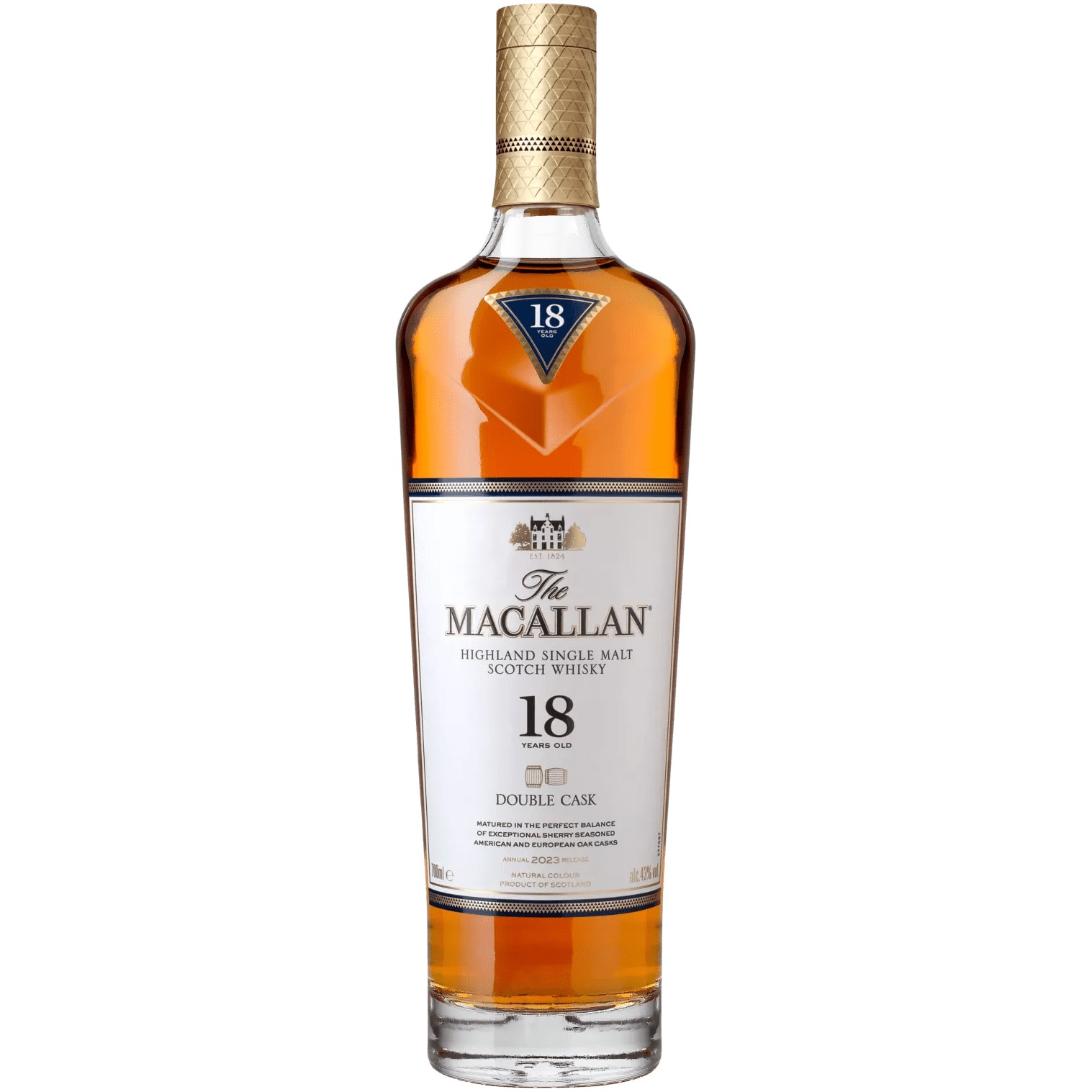 Whisky Macallan Double Cask 18 YO, Single Malt 43%. 0.7l - eMAG.ro