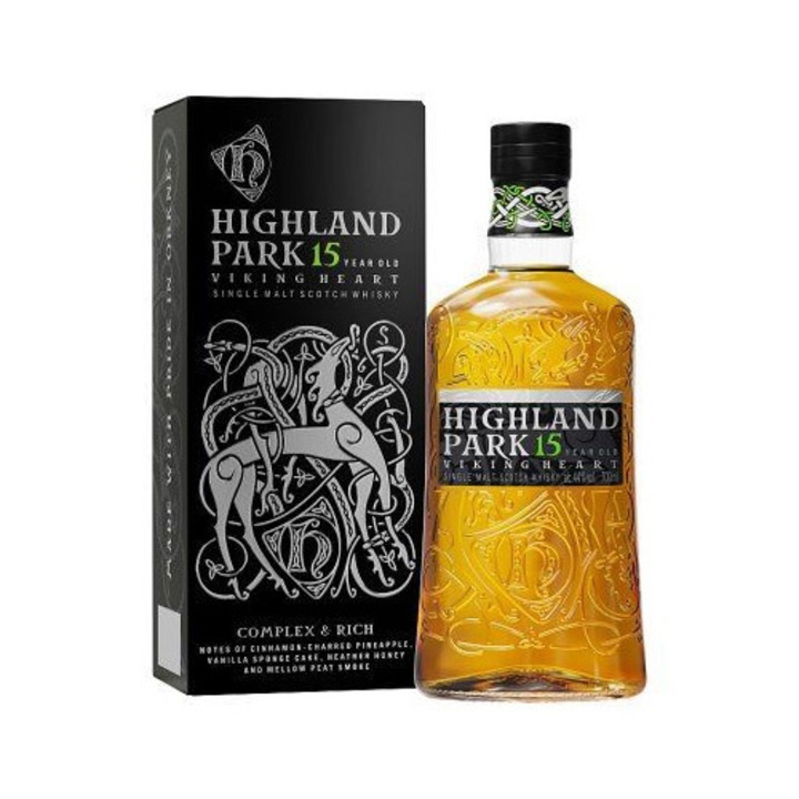 Highland Park Viking Heart 15YO. Single Scotch Malt Whisky 43%. 0.7l