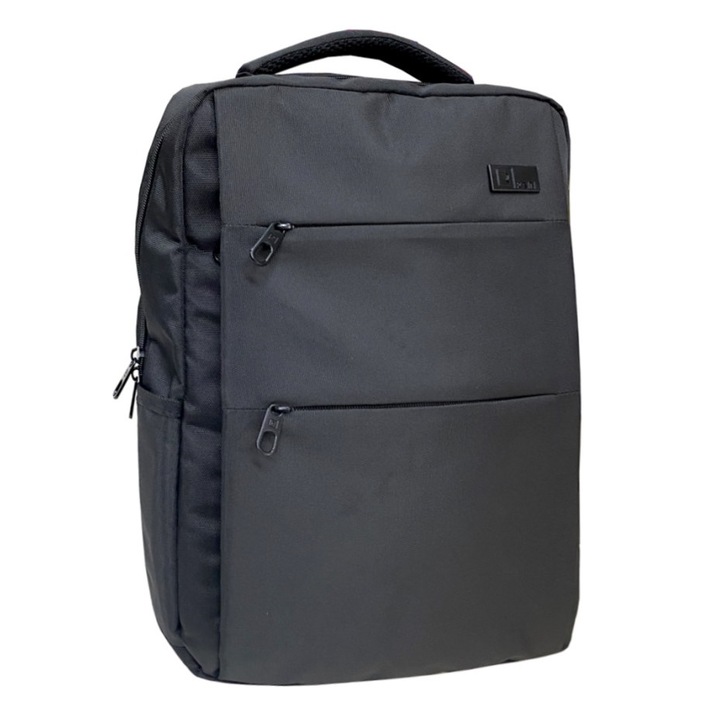 Rucsac Rain, model RBP3000, pentru laptop 17'', cu suport USB, negru, 42x31x15cm