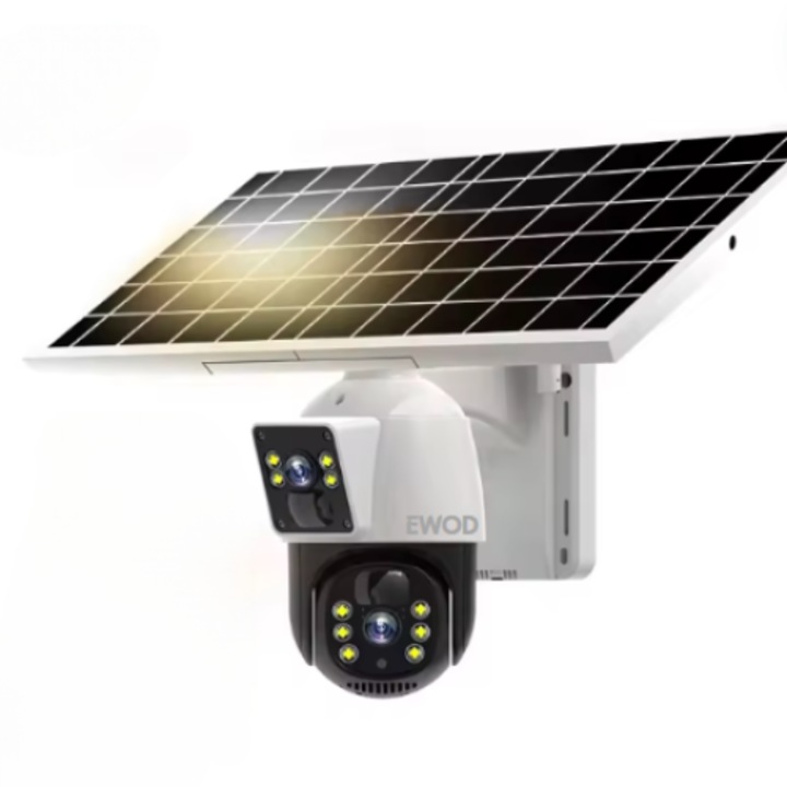 Térfigyelő kamera fotovoltaikus panellel