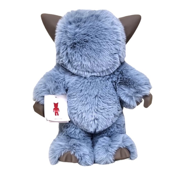 Monstrulet Lay, jucarie din plus si cauciuc moale, cu rucsac de protectie, albastru