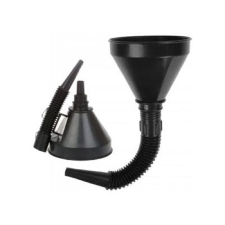 Palnie mare pentru combustibil, Polipropilena, 39 cm, Negru