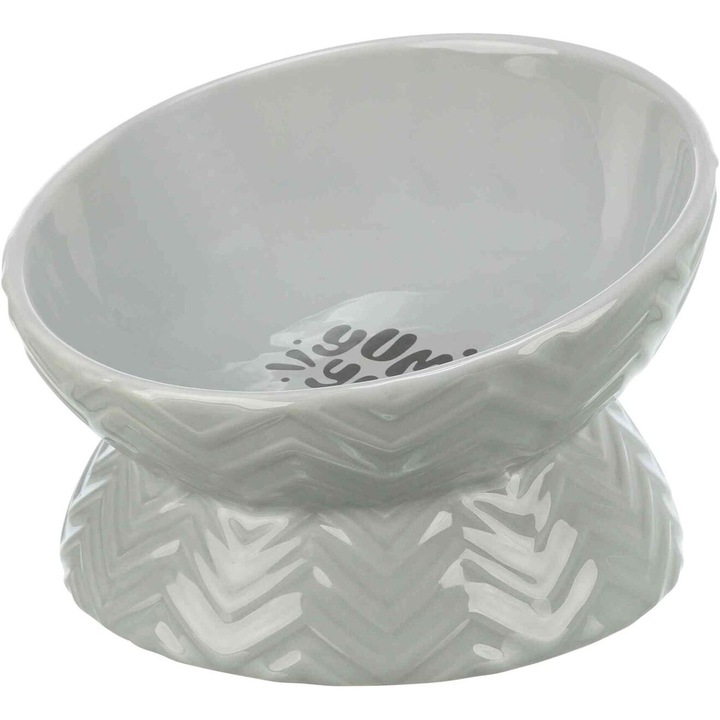 Trixie Kerámia Etetőtál Kutyáknak, 0.35 l/Ø 17 cm, Szürke, 24809