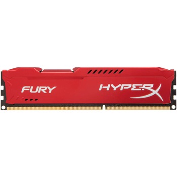 Memorie HyperX FURY Red 4GB, DDR3, 1600MHz, CL10, 1.5V Memorie HyperX FURY Red 4GB, DDR3, 1600MHz, CL10, 1.5V