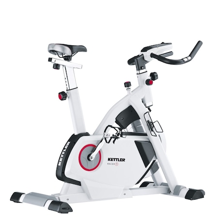 Bicicleta de spinning KETTLER RACER 1, Greutate volanta: 18 kg, Greutate maxima suportata: 130 kg, Senzor puls
