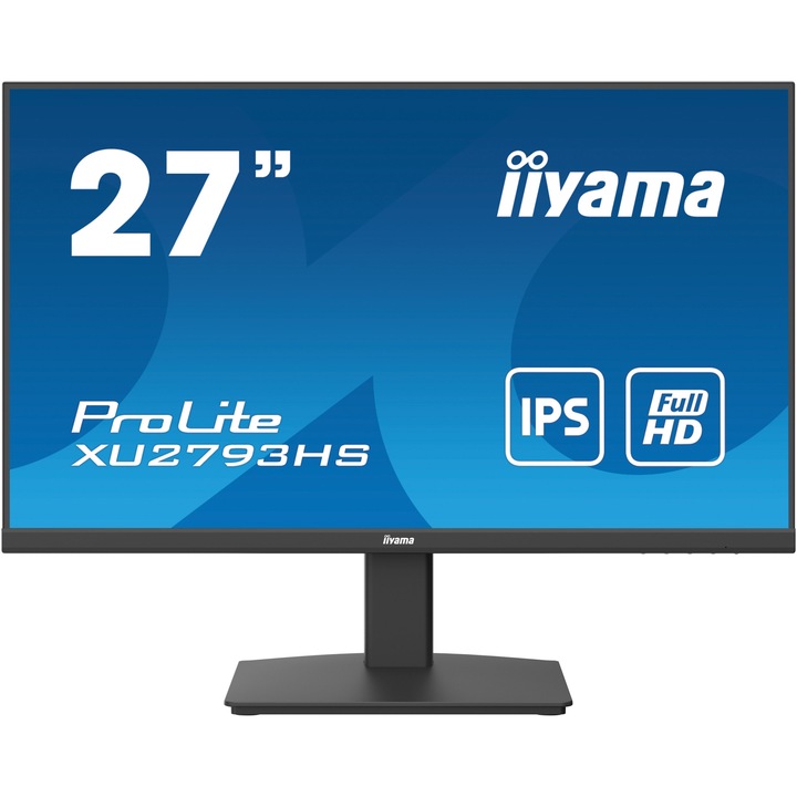 LED monitor IPS iiyama ProLite XU2793HS-B6 27" Full HD, 100Hz, 1ms, HDMI, Display Port, Villogásmentes + kék fény
