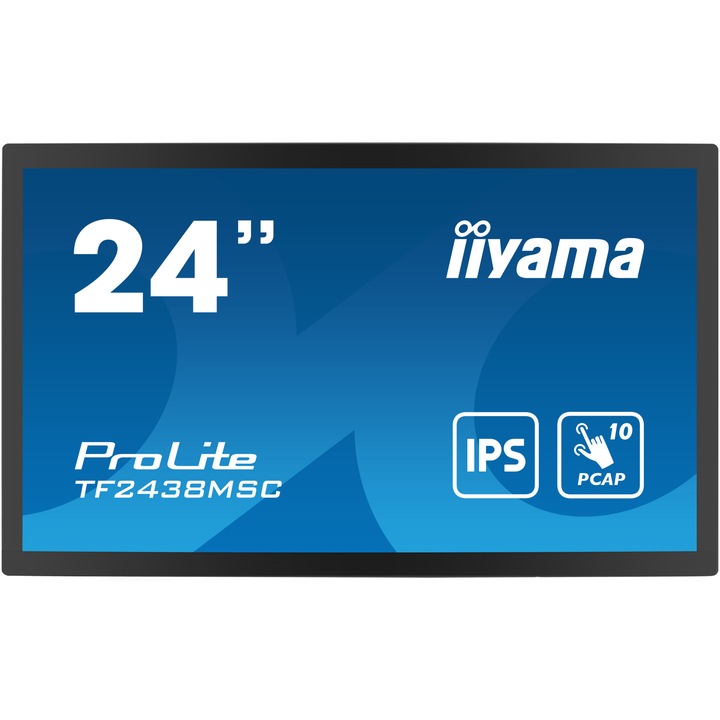 Монитор LED IPS iiyama ProLite Touch Open Frame TF2438MSC-B1 23.8" Full HD, 5ms, HDMI, Display Port, HUB USB 2x3.2