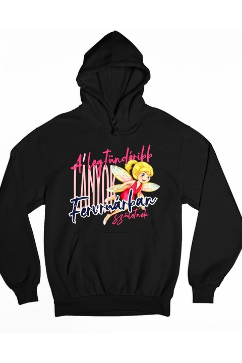 A legtündéribb lányok februárban születnek kapucnis férfi pulóver, Fekete