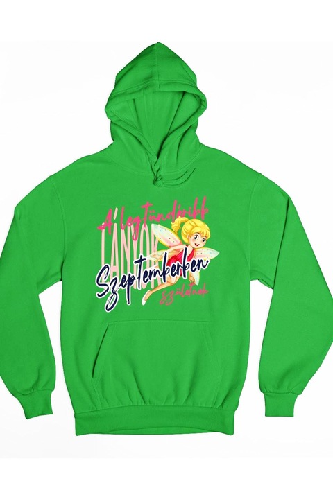 A legtündéribb lányok szeptemberben születnek kapucnis férfi pulóver, Zöld