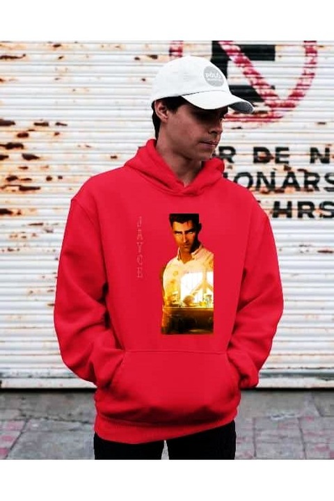 Hanorac bărbați Arcane Jayce, Rosu