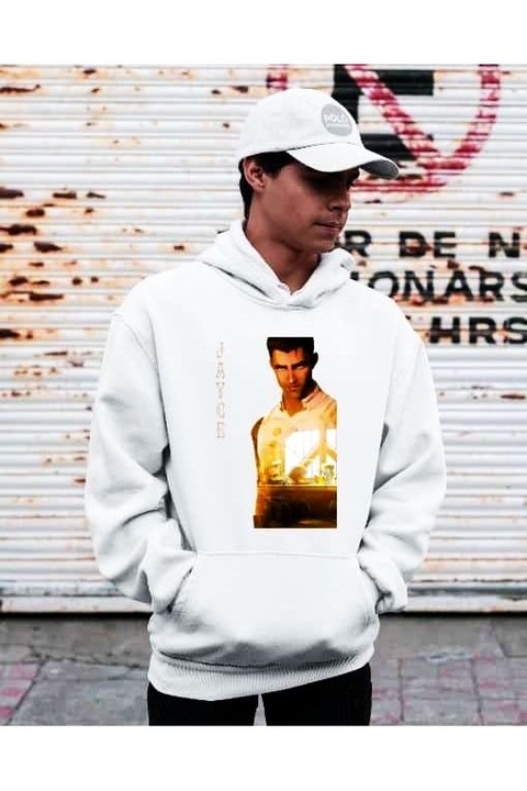 Pulover de dama Arcane Jayce, Alb