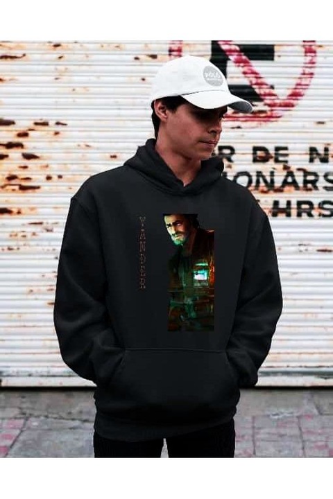 Hanorac Arcane Vander pentru femei, Negru