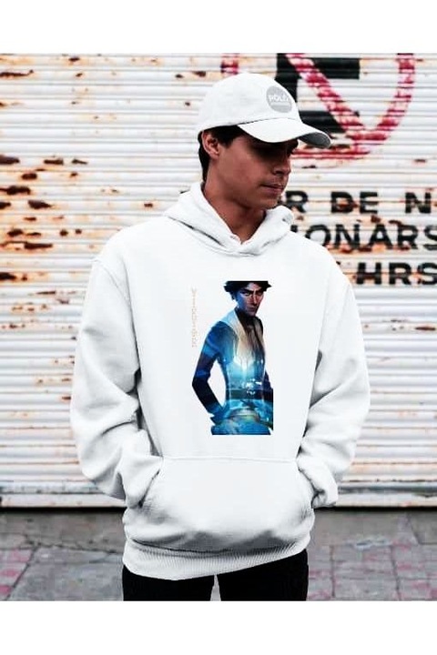 Hanorac Arcane Viktor pentru bărbați, Alb