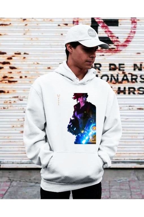 Hanorac Arcane Vi pentru femei, Alb