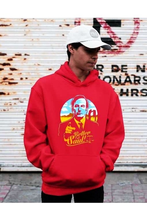 Hanorac pentru femei Better Call Saul, Rosu