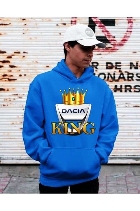 Pulover de dama Dacia king, Albastru royal