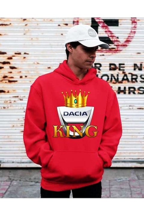 Pulover de dama Dacia king, Rosu