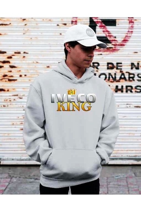 Pulover pentru barbati Hyundai King, gri, Gri