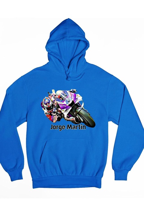 Pulover de damă de curse de motociclete Jorge Martin, Albastru royal