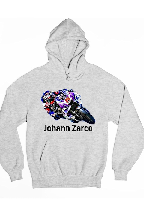 Pulover dama curse moto Johann Zarco, Gri