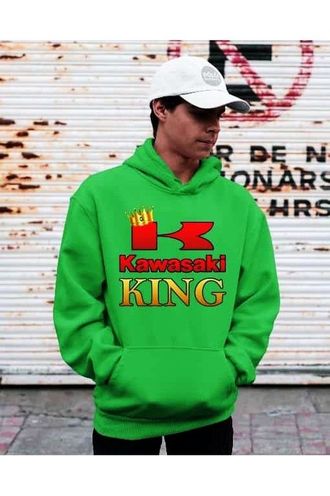 Pulover de dama Kawasaki king, Verde