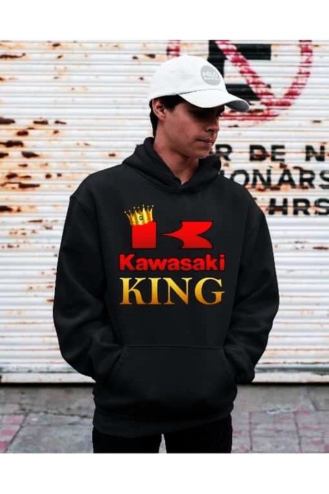 Pulover de dama Kawasaki king, Negru