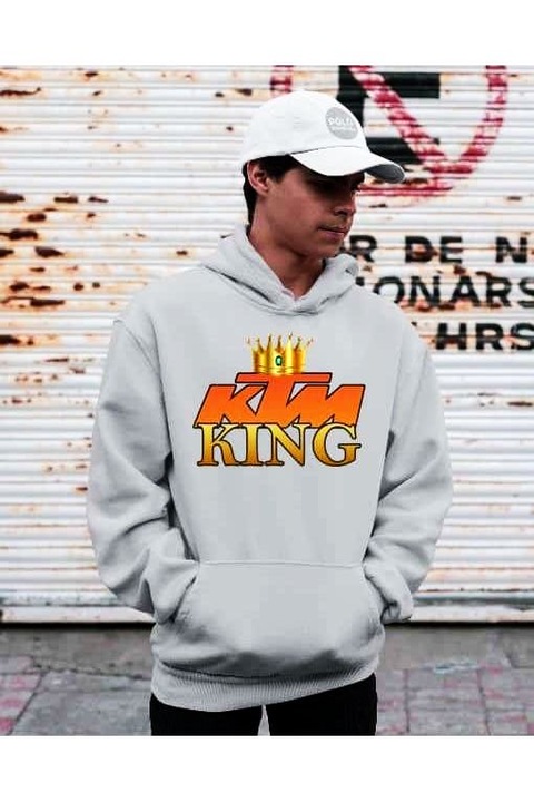 Pulover barbatesc KTM king, Gri