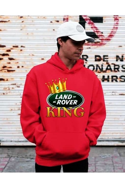 Pulover pentru bărbați Land rover king, Rosu