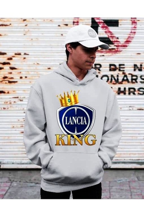 Pulover pentru bărbați Lancia King, Gri