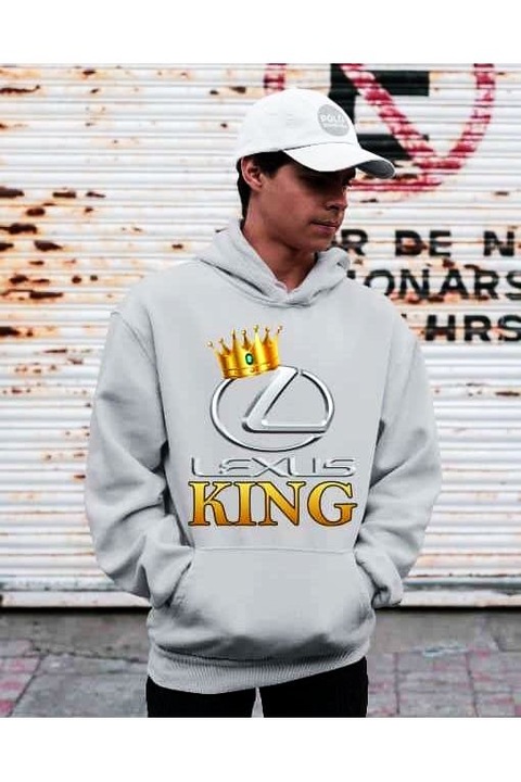 Pulover pentru bărbați Lexus King, Gri