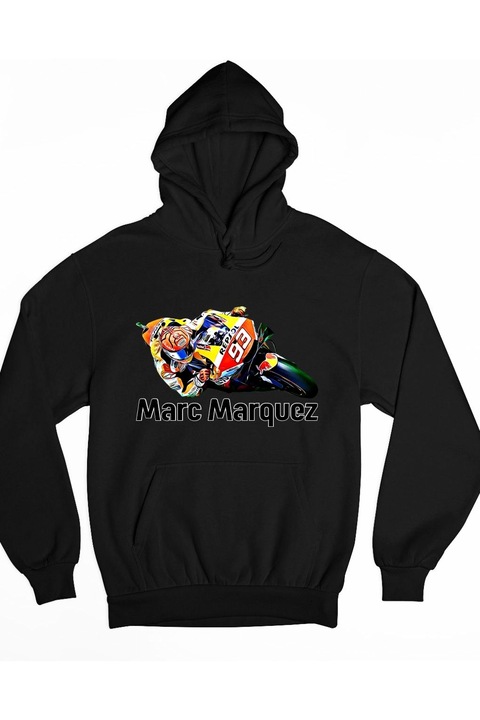 Pulover dama de curse moto Marc Marquez, Negru