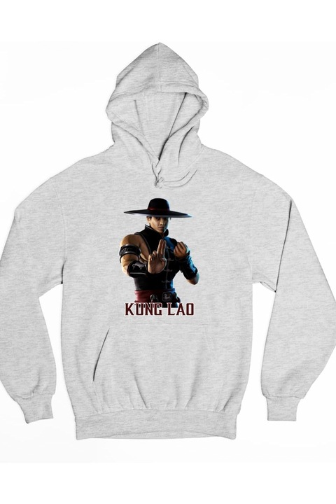 Hanorac dama Mortal Kombat Kung Lao, Gri