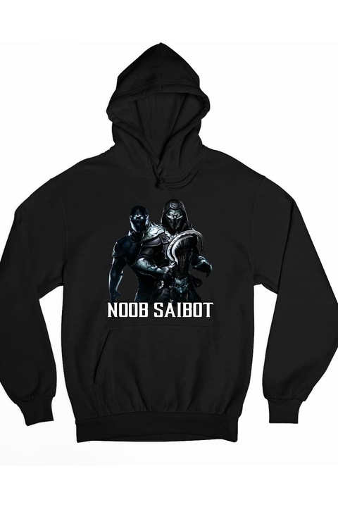 Hanorac pentru femei Mortal Kombat Noob Saibot, Negru