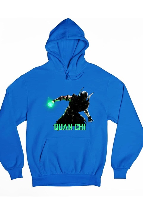 Hanorac dama Mortal Kombat Quan Chi, Albastru royal