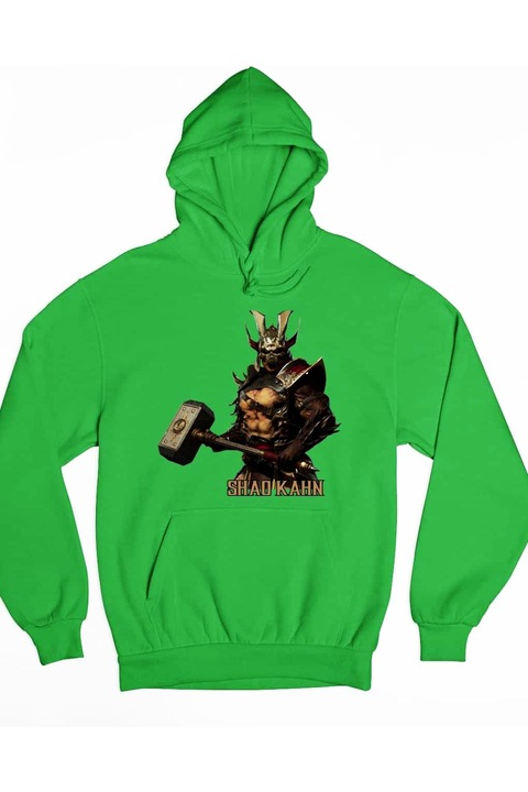 Hanorac de dama Mortal Kombat Shao Kahn, Verde