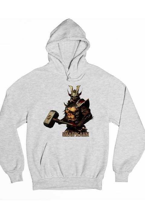 Hanorac de dama Mortal Kombat Shao Kahn, Gri