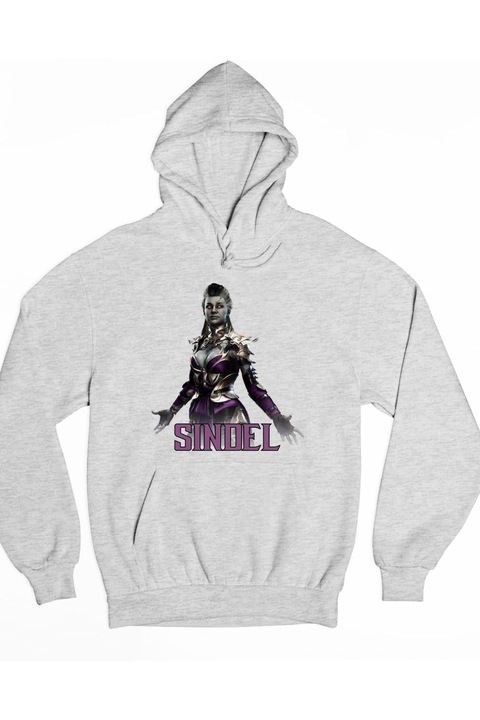 Hanorac dama Mortal Kombat Sindel, Gri