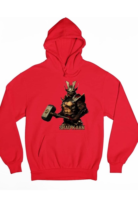 Hanorac de dama Mortal Kombat Shao Kahn, Rosu