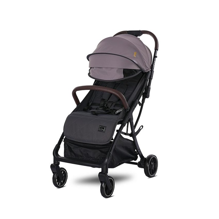Carucior sport autofold, pana la 22 kg, 0 luni-4 ani, material tratat UV, pliere rapida, Grey Jasper