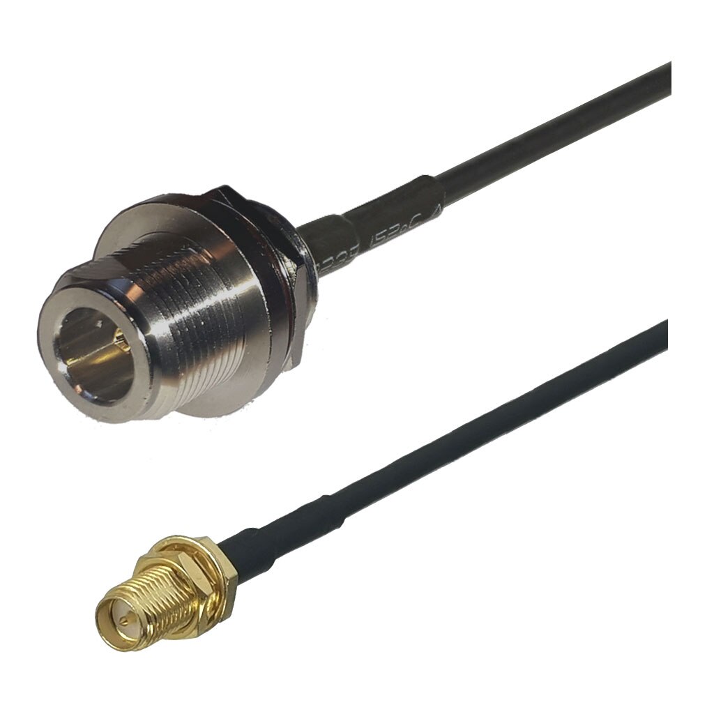 Vecys 2 Cavi Coassiali U.FL IPEX A N Femmina A Bassa Perdita Da 25,4 Cm/25 Cm U.fl/IPEX 1,13 Mm Mini-Coassiale Cavo Pigtail Per Router Wireless Mini PCIE Schede Di Rete PCI Wi-Fi - Foto 12