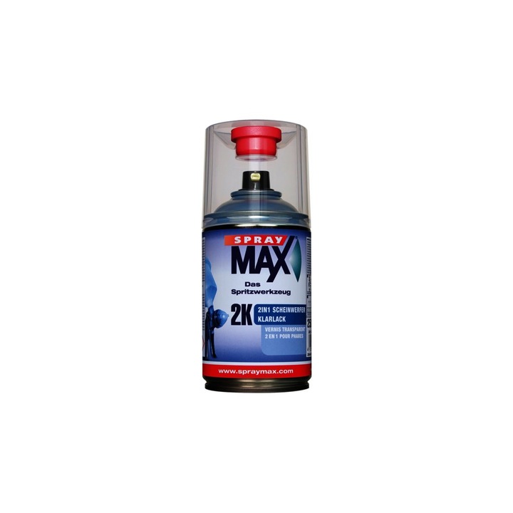 2K SprayMax безцветен лак спрей - ГЛАНСЪК (250ML)