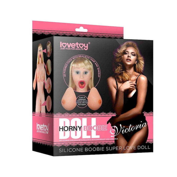 Кукла LOVETOY, 3 дупки, силикон, TPE, PVC, руса