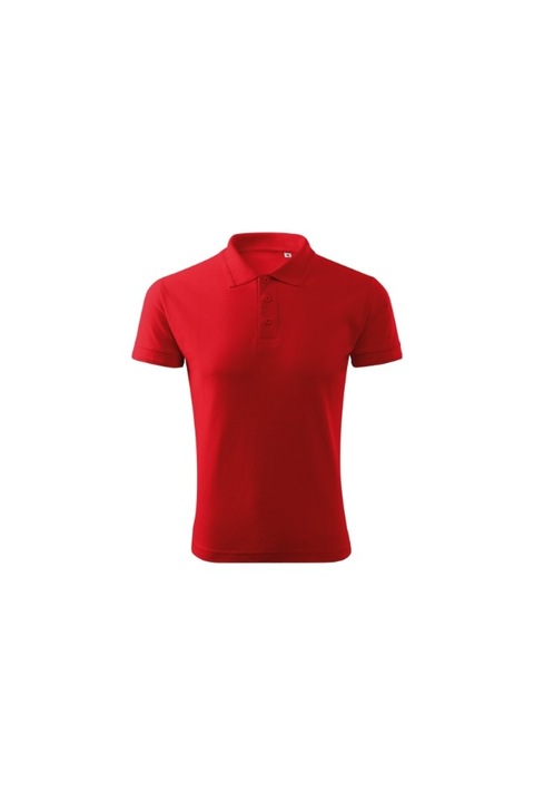 Férfi póló Pique Polo Free - F03, piros, 2XL